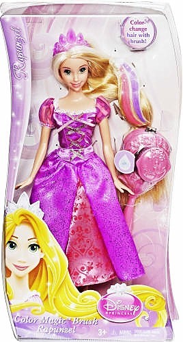DISNEY PRINCESS X9383 FARBZAUBER STRÄHNEN RAPUNZEL PUPPE MATTEL ...  width=