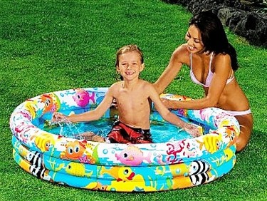 INTEX KINDERPOOL FISCH POOL FISCHE BUNT PLANSCHBECKEN 132x28cm