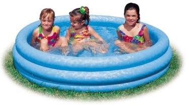 INTEX KINDERPOOL CRYSTAL BLUE POOL BLAU PLANSCHBECKEN 114x25cm